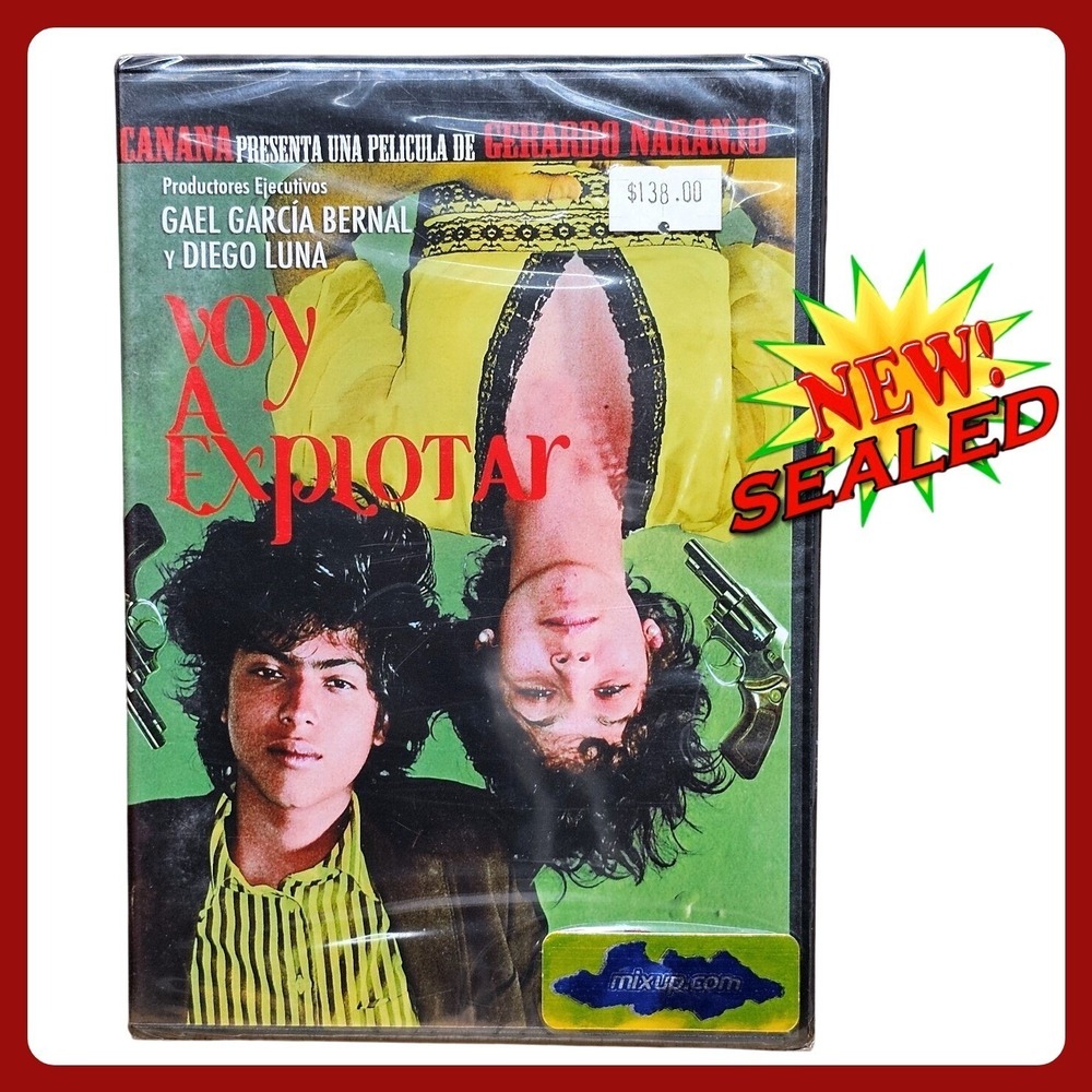 Voy‎ a Explotar DVD 2008 Mexican Drama Garcia Bernal Diego Luna New Sealed
